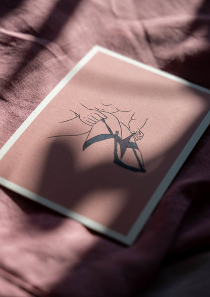 *Sold Out* Cards (6 Pieces): Soft intimacy
